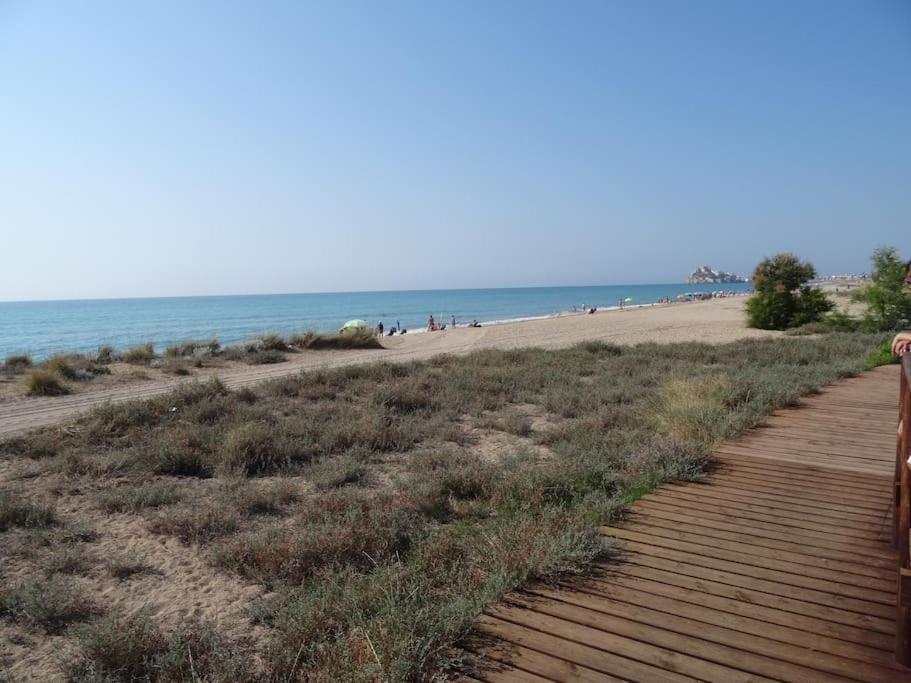 Apartmán Atico-Duplex En Urb. Penismar En 1ª Linea De Playa Peñíscola Exteriér fotografie